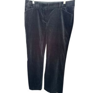 Express Black Velvet Boot Cut Pants